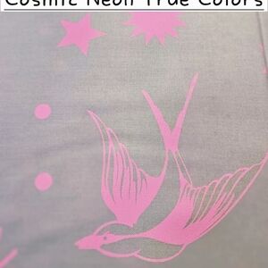 Gray and Pink Bird Print TULA PINK BTY. Two Avail   Non Smoking & No Pets